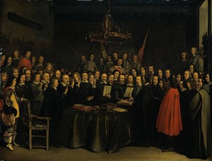 Ratification of the Peace of M&uuml;nster (Gerard ter Borch, M&uuml;nster, 1648)